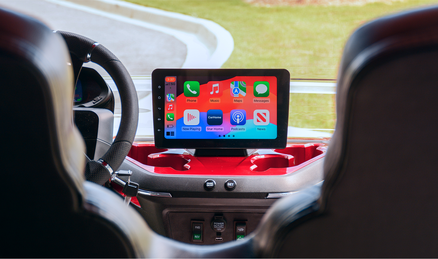 Carplay in a golf cart